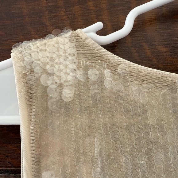 STAUD Eton Sequin Mini Dress in Moon - Size M - Picture 5 of 10